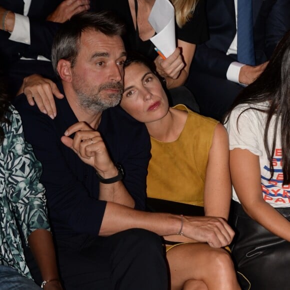 Alessandra Sublet et son mari Clément Miserez - Soirée de la 9ème édition du "Etam Live Show" (Etam Lingerie) lors de la fashion week à Paris, le 27 septembre 2016. La marque Etam fête ses 100 ans en 2016. © Rachid Bellak/Bestimage