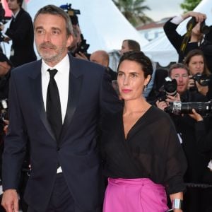 Alessandra Sublet et son mari Clément Miserez - Montée des marches du film "Le Grand Bain" lors du 71ème Festival International du Film de Cannes. Le 13 mai 2018 © Giancarlo Gorassini / Bestimage