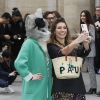 Laury Thilleman - Arrivée des people au défilé de mode Paul & Joe collection prêt-à-porter Automne-Hiver 2019/2020 lors de la fashion week à Paris, le 3 mars 2019.