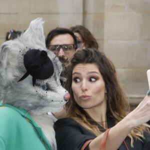 Laury Thilleman - Arrivée des people au défilé de mode Paul & Joe collection prêt-à-porter Automne-Hiver 2019/2020 lors de la fashion week à Paris, le 3 mars 2019.