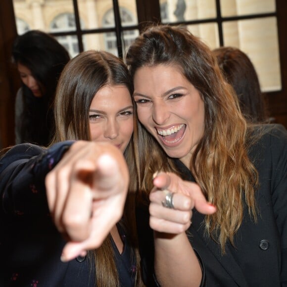 Iris Mittenaere et Laury Thilleman - People au défilé de mode Paul & Joe collection prêt-à-porter Automne-Hiver 2019/2020 lors de la fashion week à Paris, le 3 mars 2019. © Veeren/CVS/Bestimage