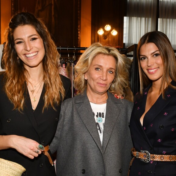 Laury Thilleman, Sophie Mechaly (directrice artistique de Paul & Joe) et Iris Mittenaere - Défilé de mode Paul & Joe collection prêt-à-porter Automne-Hiver 2019/2020 lors de la fashion week à Paris, le 3 mars 2019.