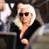 Lady Gaga arrive à l'émission Jimmy Kimmel live! à Hollywood, le 27 février 2019