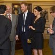 Le prince Harry, duc de Sussex, et Meghan Markle, duchesse de Sussex, assistent à un gala de bienfaisance au théâtre Victoria au bénéfice de l'ONG Sentebale à Londres le 29 août 2018.
