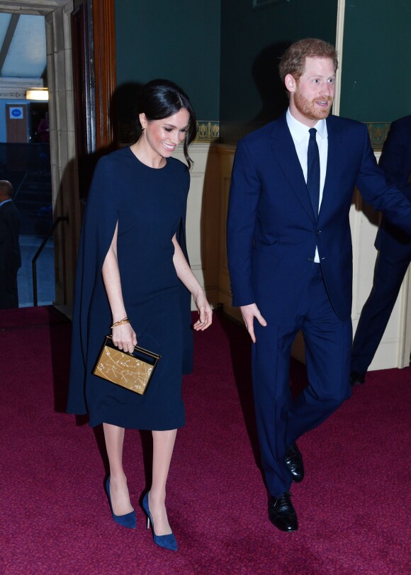 Le prince Harry et Meghan Markle - Concert au théâtre Royal Albert Hall à l'occasion du 92ème anniversaire de la reine Elisabeth II d'Angleterre à Londres le 21 avril 2018.