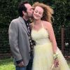 Luke Perry avec sa fille Sophie lors de son bal de promotion, le 27 juin 2018.