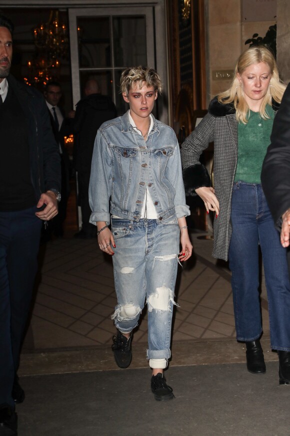 Kristen Stewart - Les célébrités arrivent à l'after Party Louis Vuitton à l'hôtel Crillon à Paris le 5 mars 2019