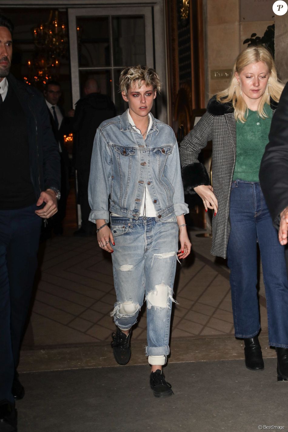 Kristen Stewart - Les célébrités arrivent à l'after Party Louis Vuitton