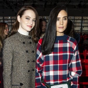 Emma Stone, Jennifer Connelly - Front Row - People au défilé Louis Vuitton collection prêt-à-porter Automne-Hiver lors de la fashion week à Paris, le 5 mars 2019. © Olivier Borde/Bestimage