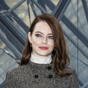 Emma Stone - Photocall du défilé Louis Vuitton collection prêt-à-porter Automne-Hiver lors de la fashion week à Paris, le 5 mars 2019. © Olivier Borde/Bestimage