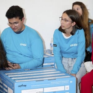 La reine Letizia d'Espagne (tailleur pantalon Roberto Torretta) lors de la cérémonie de proclamation des lauréats du Prix social de la Fondation Princesse de Gérone, le 6 mars 2019 à Caceres.