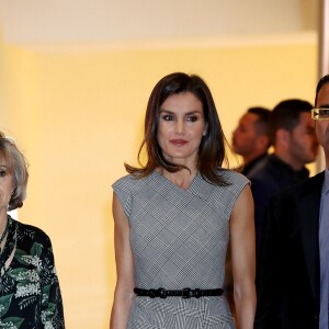 La reine Letizia d'Espagne lors de la Journée mondiale des maladies rares à Madrid le 5 mars 2019