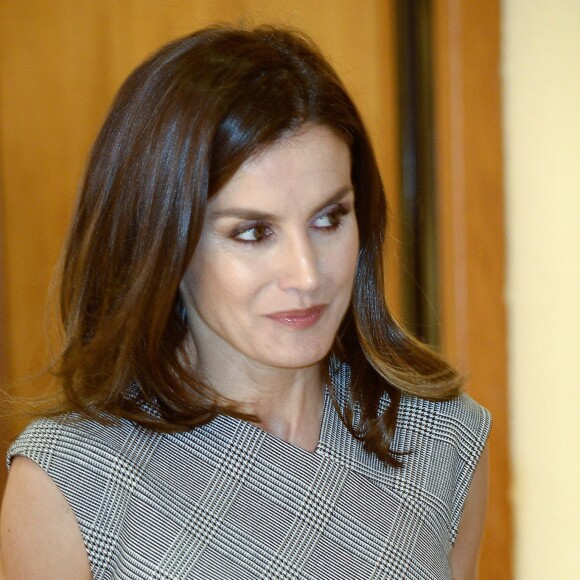 La reine Letizia d'Espagne lors de la Journée mondiale des maladies rares à Madrid le 5 mars 2019