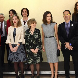 La reine Letizia d'Espagne lors de la Journée mondiale des maladies rares à Madrid le 5 mars 2019