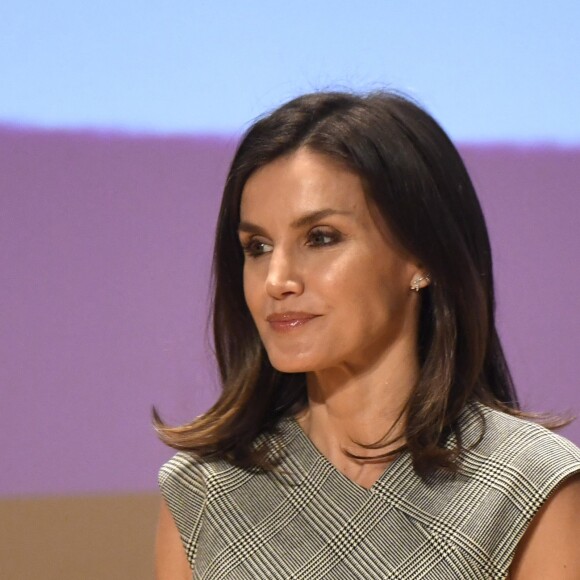 La reine Letizia d'Espagne lors de la Journée mondiale des maladies rares à Madrid le 5 mars 2019