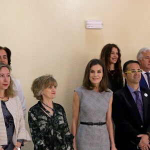 La reine Letizia d'Espagne lors de la Journée mondiale des maladies rares à Madrid le 5 mars 2019