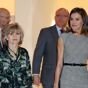 La reine Letizia d'Espagne lors de la Journée mondiale des maladies rares à Madrid le 5 mars 2019