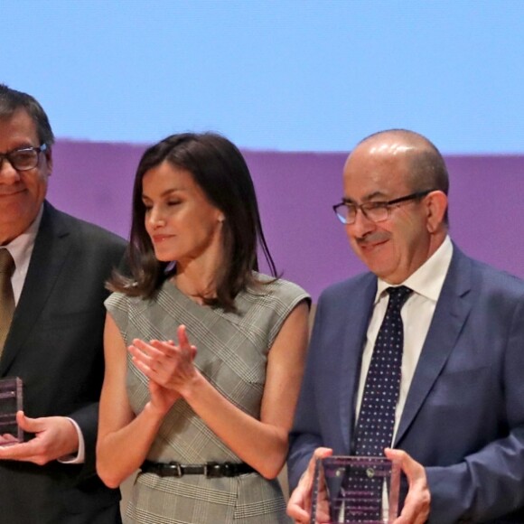 La reine Letizia d'Espagne lors de la Journée mondiale des maladies rares à Madrid le 5 mars 2019