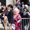 A l'occasion de la journée mondiale du droits des femmes, Meghan Markle (enceinte), duchesse de Sussex, s'est rendue au King's College à Londres, pour participer à une discussion conjointe avec le Trust "The Queen's Commonwealth" à Londres. Le 8 mars 2019 