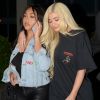 Kylie Jenner et son amie Jordyn Woods sont allées diner au restaurant Mr Chow à Miami, le 11 novembre 2018.