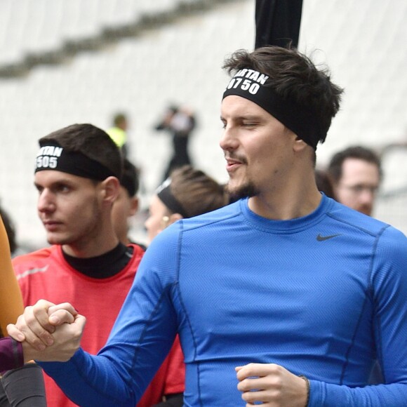 Exclusif - Laury Thilleman (Miss France 2011) et son compagnon le chef cuisinier Juan Arbelaez - Célébrités participent à la Spartan Race au Stade de France à Saint-Denis le 9 mars 2019. © Giancarlo Gorassini/Bestimage