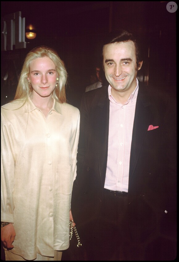 Géraldine Danon et Dick Rivers à Paris en 1986.