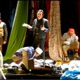 Dick Rivers dans la pièce "Les Paravents" au théâtre Chaillot à Paris en 2004.