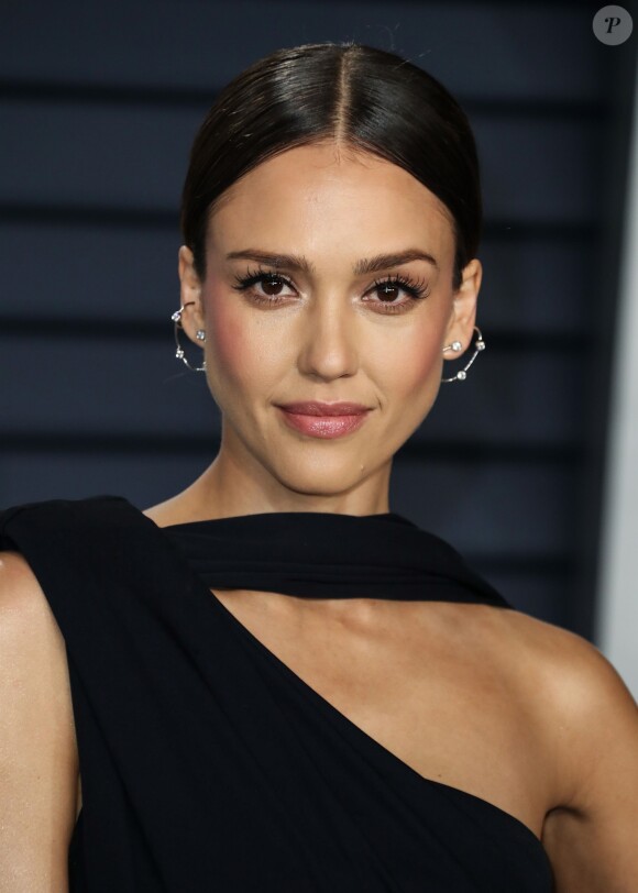 Jessica Alba à la soirée Vanity Fair Oscar Party à Los Angeles, le 24 février 2019