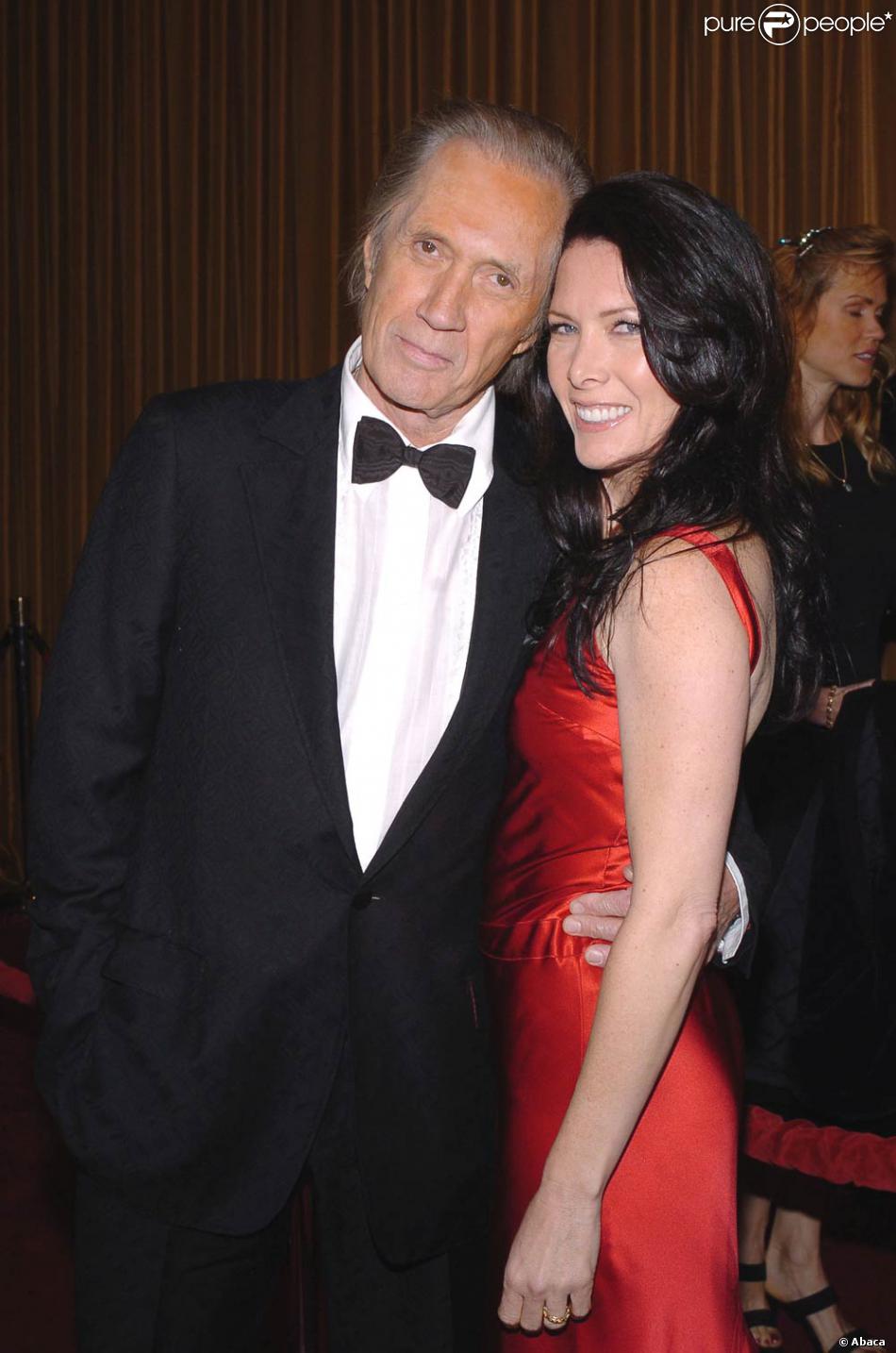 David Carradine et sa femme Annie Bierman - Purepeople