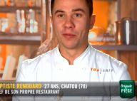 Baptiste (Top Chef 2019) blessé: 8 points de suture et un bout de doigt en moins