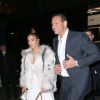 Jennifer Lopez et son compagnon Alex Rodriguez - Les célébrités arrivent à l'after party de la première de Second Act à New York, le 12 décembre 2018.