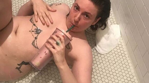Lena Dunham toute nue : le selfie qui étonne ses millions de followers