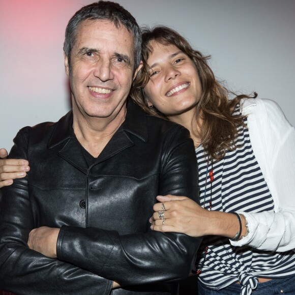 Exclusif -Julien Clerc et sa fille Vanille - Julien Clerc en concert à la Salle Pleyel pour "La Tournée des 50 ans" à Paris le 18 mars 2018 © Cyril Moreau