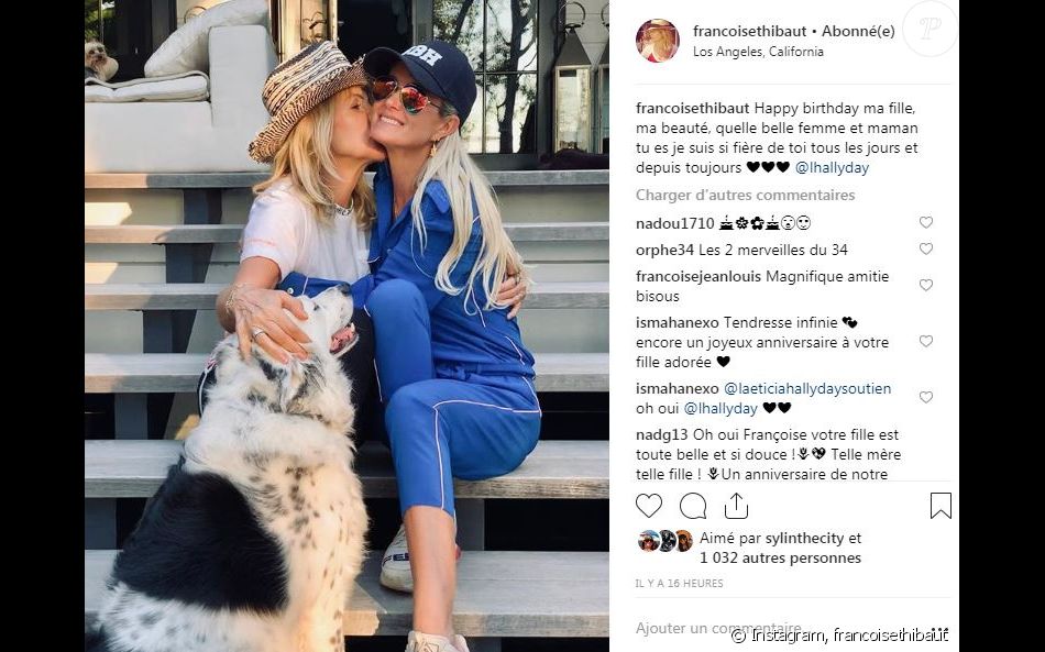 Francoise Thibaut A Souhaite Un Joyeux Anniversaire A Sa Fille Laeticia Hallyday Sur Instagram Le 18 Mars 19 Purepeople