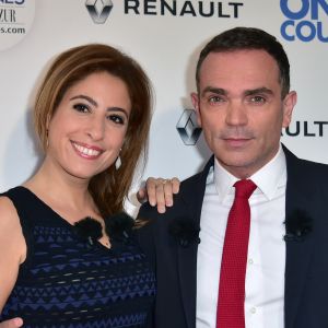 Léa Salamé et Yann Moix à Cannes le 18 mai 2016.