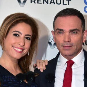 Léa Salamé et Yann Moix à Cannes le 18 mai 2016.