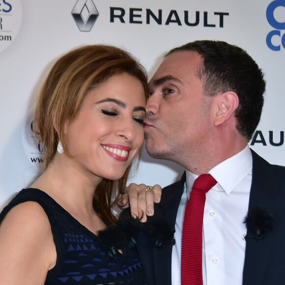 Léa Salamé et Yann Moix à Cannes le 18 mai 2016.