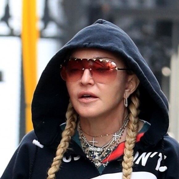 Exclusif - Madonna à la sortie de son cours de spinning à West Hollywood, le 26 février 2019.