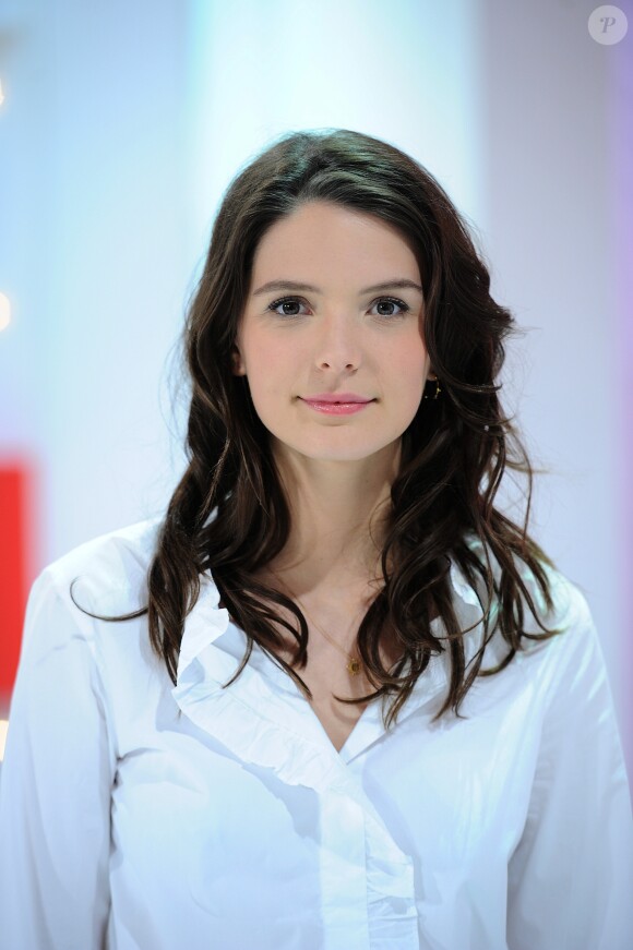 Exclusif - Joséphine Japy - Enregistrement de l'émission "Vivement Dimanche prochain", présentée par M.Drucker et diffusée le 24 mars sur France 2. Le 18 mars 2019 © Guillaume Gaffiot / Bestimage