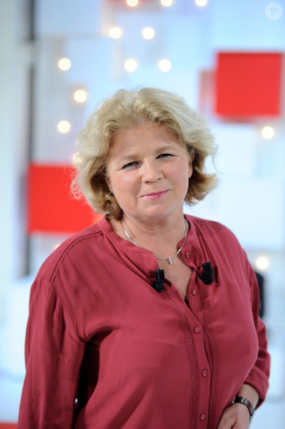 Exclusif - Béatrice Massenet - Enregistrement de l'émission "Vivement Dimanche prochain", présentée par M.Drucker et diffusée le 24 mars sur France 2. Le 18 mars 2019 © Guillaume Gaffiot / Bestimage