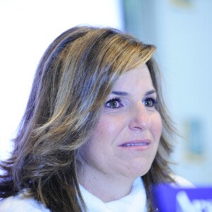 Arantxa Sanchez Vicario en février 2012 à Barcelone lors de la présentation de son autobiographie, dans laquelle elle accusait sa famille de l'avoir spoliée de sa fortune.