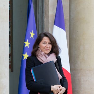 Agnès Buzyn, ministre de la santé - Sortie du conseil des ministres du 30 janvier 2019, au palais de l'Elysée à Paris. © Stéphane Lemouton / Bestimage