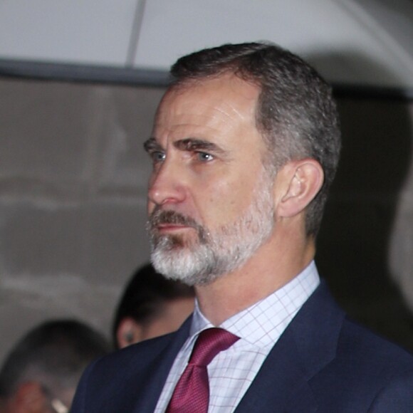 Le roi Felipe VI et la reine Letizia d'Espagne, arrivent à Buenos Aires en Argentine pour une visite d'Etat de trois jours, le 24 mars 2019.