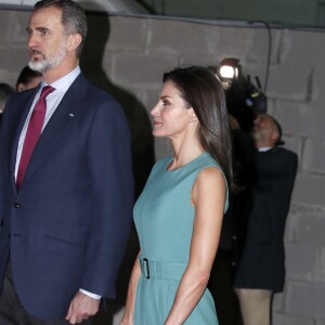 Le roi Felipe VI et la reine Letizia d'Espagne, arrivent à Buenos Aires en Argentine pour une visite d'Etat de trois jours, le 24 mars 2019.