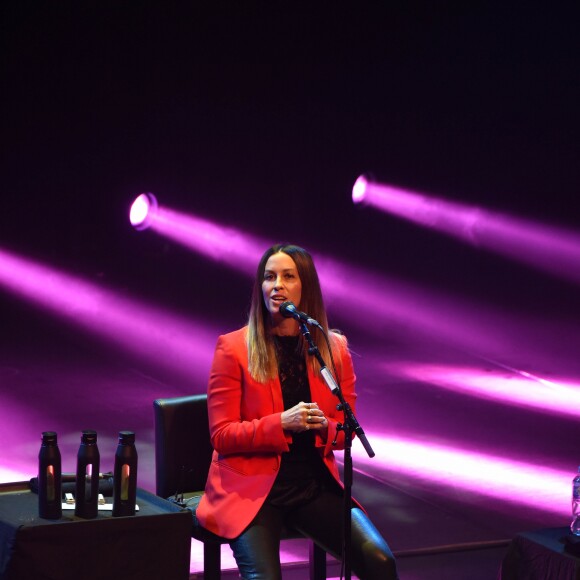 Alanis Morissette en concert à l'ICC (International Convention Center) à Sydney, le 24 janvier 2018.