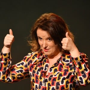 Anne Roumanoff durant la 14eme édition des Sérénissimes de l'Humour au Grimaldi Forum, à Monaco pour la dernière soirée du festival le 23 mars 2019. Anne Roumanoff, humoriste et comédienne française, joue son spectacle "Tout Va Bien". Ce festival du Rire en Principauté, placé sous le Haut Patronage de S.A.S. le prince A. II de Monaco, est organisé en partenariat avec Rire & Chansons. © Bruno Bebert/Bestimage