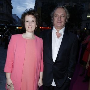 Anne Roumanoff et son ex-mari Philippe Vaillant - Gala de l'IFRAD au Cirque D'Hiver à Paris le 25 septembre 2013.