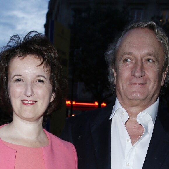 Anne Roumanoff et son ex-mari Philippe Vaillant - Gala de l'IFRAD au Cirque D'Hiver à Paris le 25 septembre 2013.