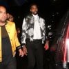 Tristan Thompson fête son 27 ème anniversaire avec Kardashian, enceinte, et ses amis à Los Angeles le 10 mars 2018.