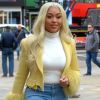 Jordyn Woods se promène dans les rues de Londres. Le 27 mars 2019.